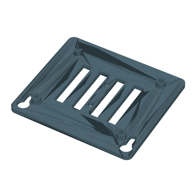 Edge-AI mounting plate for Raspberry Pi 5 and Jetson